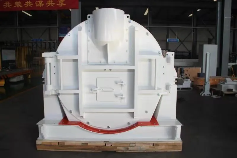 Front view of a John Finlay HLL series horizontal vibrating basket centrifuge for middling and clean coal dewatering