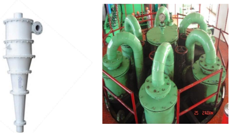 green cyclone cluster, real installation photo.